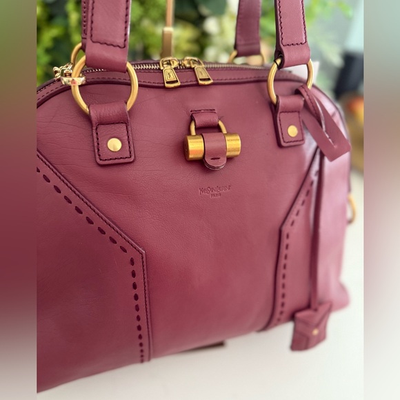 ❤️SOLD❤️ YVES SAINT LAURENT Orchid Large Muse Bag - Picture 4 of 15